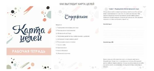 Рабочая тетрадь Карта целей [Сабина Филина]