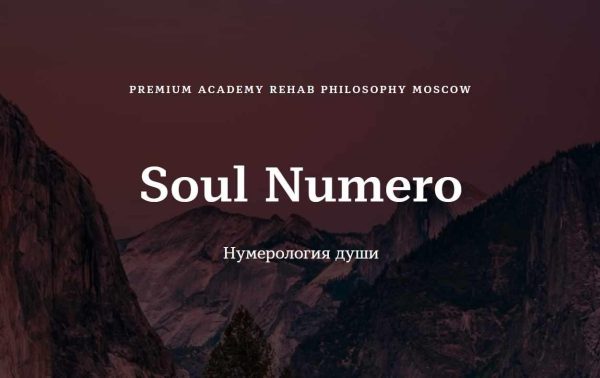 [Rehab Philosophy] Печатные материалы Soul numero I Нумерология души [Марина Чернова]