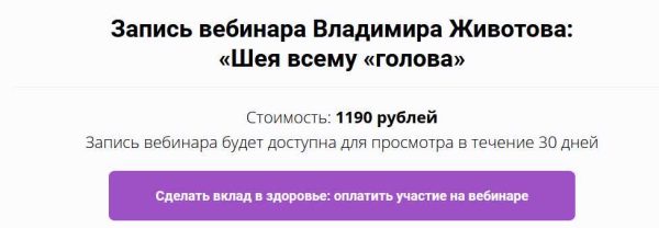 Шея всему голова [Владимир Животов]