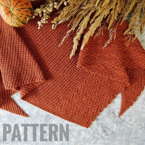 Скандинавский платок крючком [elenabelan_handmade]