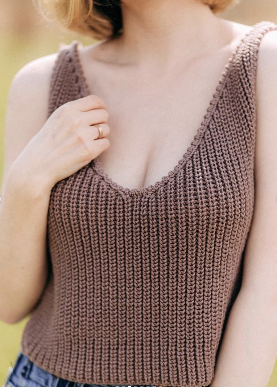 [skrobova_knits] Топ Рубик [Инна Скробова]