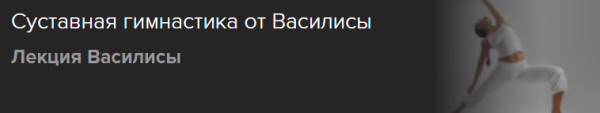 [Славянский мир] Суставная гимнастика от Василисы [Ольга Голубцова]