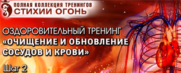Стихия Огонь. Шаг №2 Очищение и обновление сосудов и крови. Тариф  Вип [Владимир Осипов]