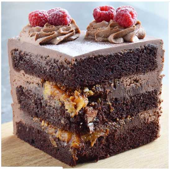 Технологическая карта торт Трюфельный с персиком [selfsweets_spb]