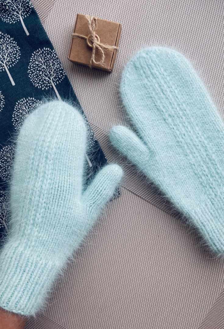 Варежки Mink mittens [Юлия Гнатовская]