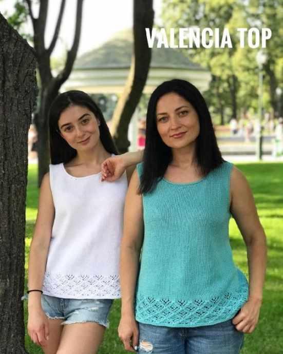 [Вязание] Топ Valencia [Наталья Аксенова]