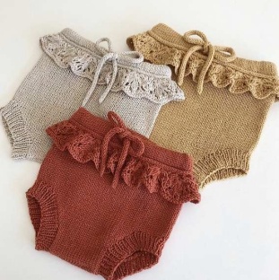 [Вяжи.ру] Детские шортики спицами Erantis Bloomers