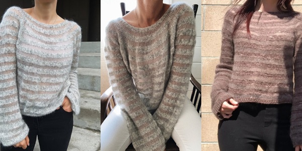 [Вяжи.ру] Воздушный пуловер Promenade Blouse [Caidree]