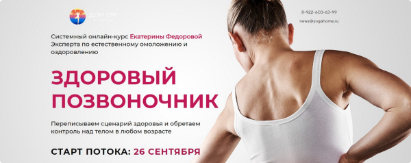 Здоровый позвоночник. Тариф Серебро 2022 [Екатерина Фёдорова]
