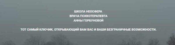 Знакомство со школой Неосфера [Анна Горбунова]