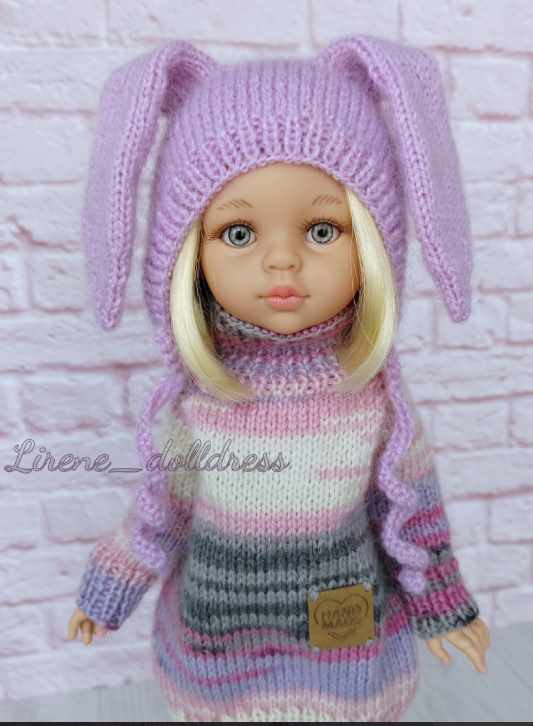 [Lirene’s dolls] Шапочка с ушками Зайка [Lirene Dolldress]