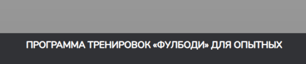 Программа тренировок фулбоди для опытных [Станислав Линдовер]