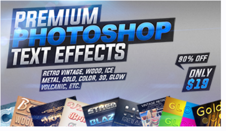 [webmaster] Премиум Текстовые Эффекты для Photoshop. Premium Photoshop Text Effects
